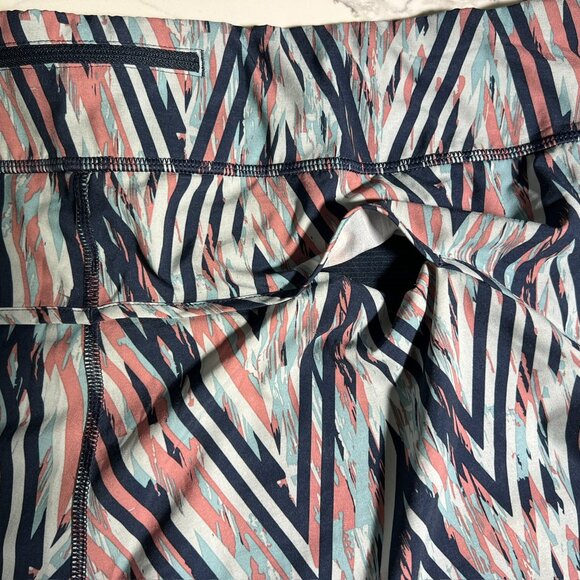 Smartwool - Merino Sport Lined Shorts - Navy/dusty rose/Light Blue - Size XL - Picture 6 of 14